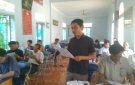 UBND xã  tổ chức Hội nghị chuyên đề về xây dựng thôn nông thôn mới kiểu mẫu tại thôn Lộc Trạch.
