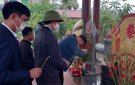 Xã Đồng Lợi tổ chức Lễ dâng hương viếng tượng đài Liệt sỹ nhân dịp Tết Nguyên đán Nhâm Dần năm 2022