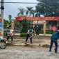 Xã Đồng Lợi tăng cường công tác vệ sinh môi trường và chỉnh trang cảnh quan phục vụ công tác xây dựng nông thôn mới nâng cao