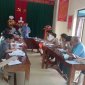 Đảng ủy xã đã long trọng tổ chức hội nghị làm việc với thôn Lộc Nham về tiến độ xây dựng thôn NTM kiểu mẫu 